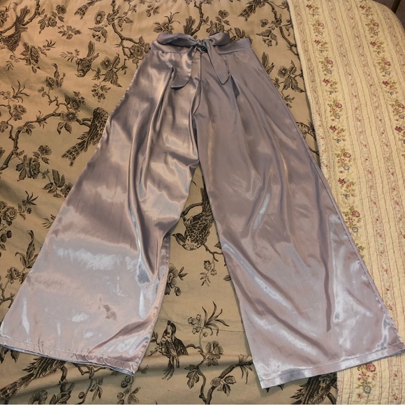 Vintage Silky Bell Bottom Pants - Picture 9 of 15